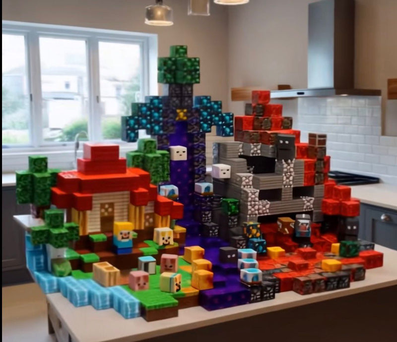 Blocos Magnéticos Construção Minecraft